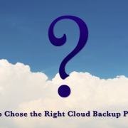 Choose right backup provider guide